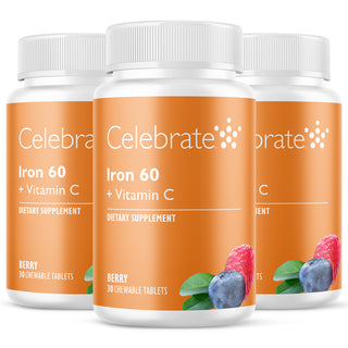 Eisen 60 mg + Vitamin C, Kautabletten, Berry