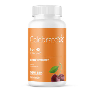Fer 45 mg + Vitamine C, Pâte à mâcher