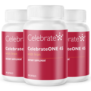 CelebrateONE 45 einmal täglich bariatrisches Multivitamin mit Eisen, Kapseln