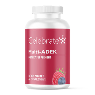 Multi-ADEK Vitamine sans Fer, A mâcher, Berry Sorbet