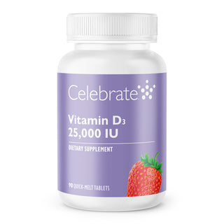 Vitamine D3 625mcg (25.000 UI) Quick-Melt 