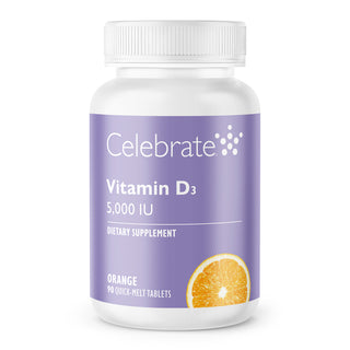 Vitamine D3 125mcg (5.000 UI), Quick-Melt, Orange