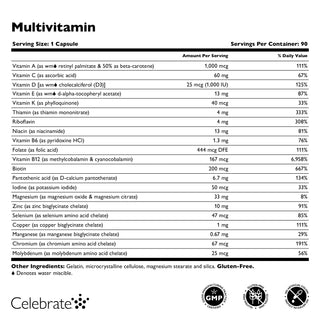 Bariatric Multivitamin without Iron, Capsules