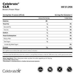 Celebrate® CLR 20g Protein Water