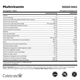 Multivitamine bariatrique sans Fer A mâcher