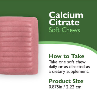 Calcium Citrate, Pâte à mâcher