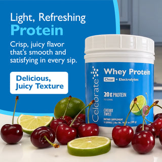 Celebrate Whey Protéine Clair + Électrolytes 