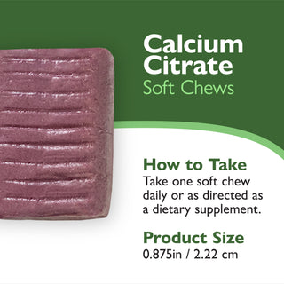 Calcium Citrate, Pâte à mâcher
