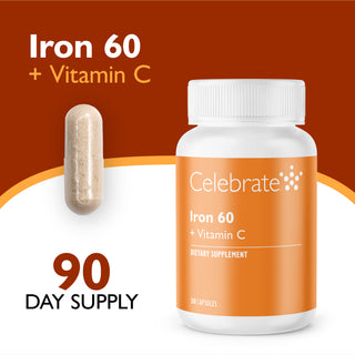 Fer 60 mg + Vitamine C, Gélules