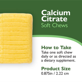 Calcium Citrate, Pâte à mâcher
