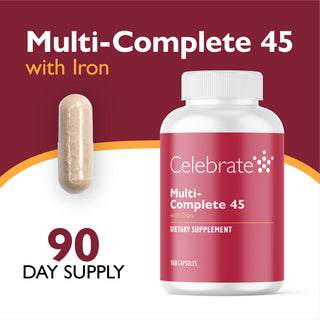 Multi-Complete 45 Multivitamine bariatrique avec Fer, Capsules