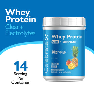 Celebrate Whey Protéine Clair + Électrolytes 