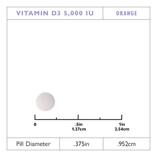 Vitamine D3 125mcg (5.000 UI), Quick-Melt, Orange